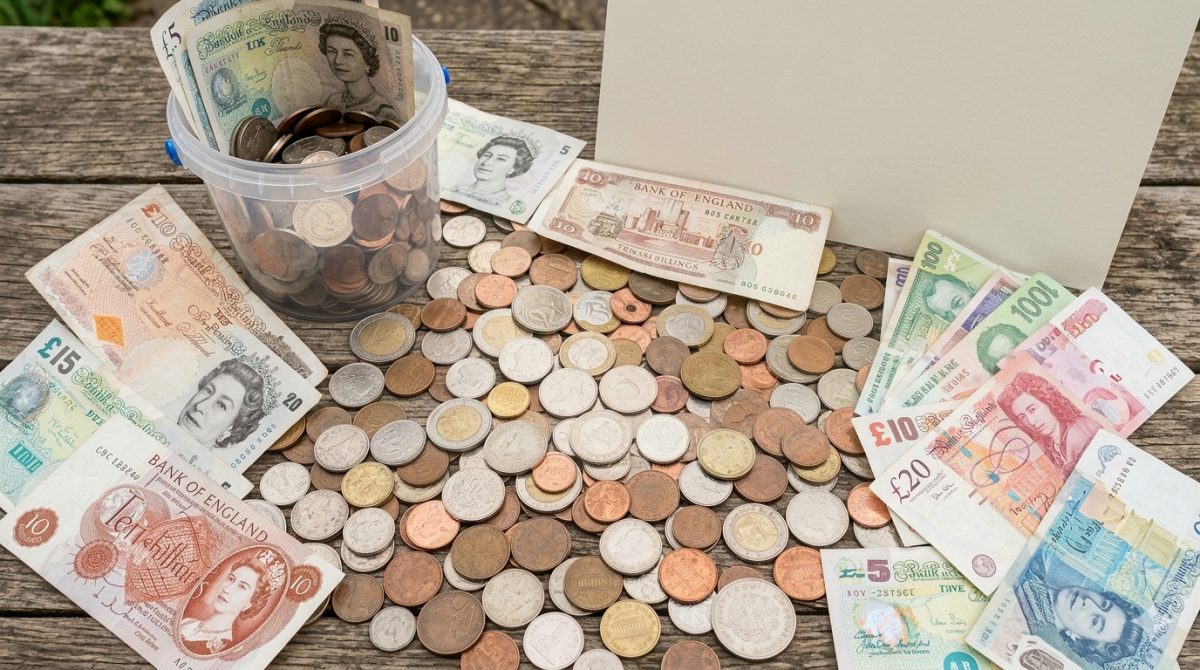 £697 Raised from Currency Collection!