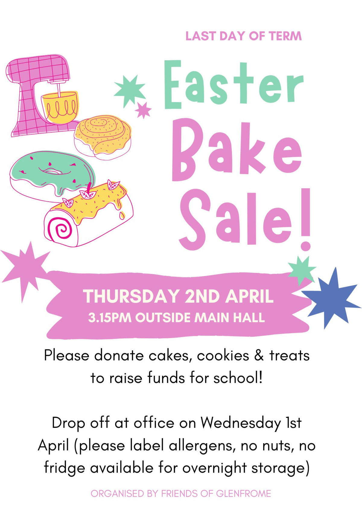 Easter Bake Sale